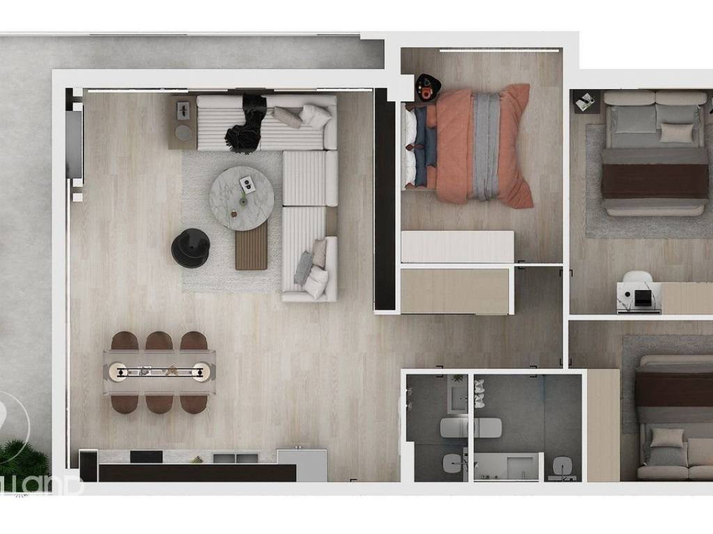 Forumland Real Estate, Κάτοψη διαμερίσματος