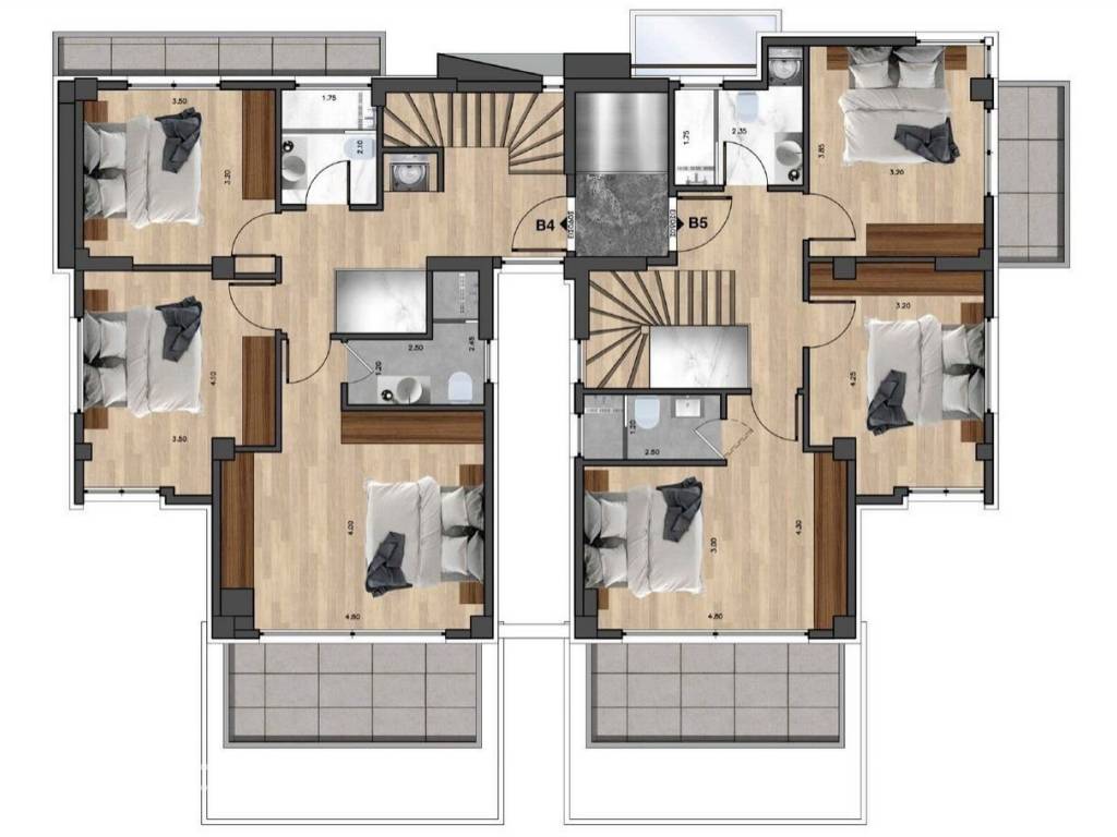 Forumland Real Estate, Κάτοψη Β επίπεδο 4