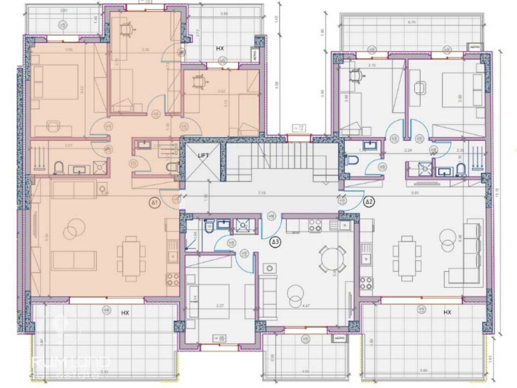 Forumland Real Estate, Κάτοψη 1ου ορόφου