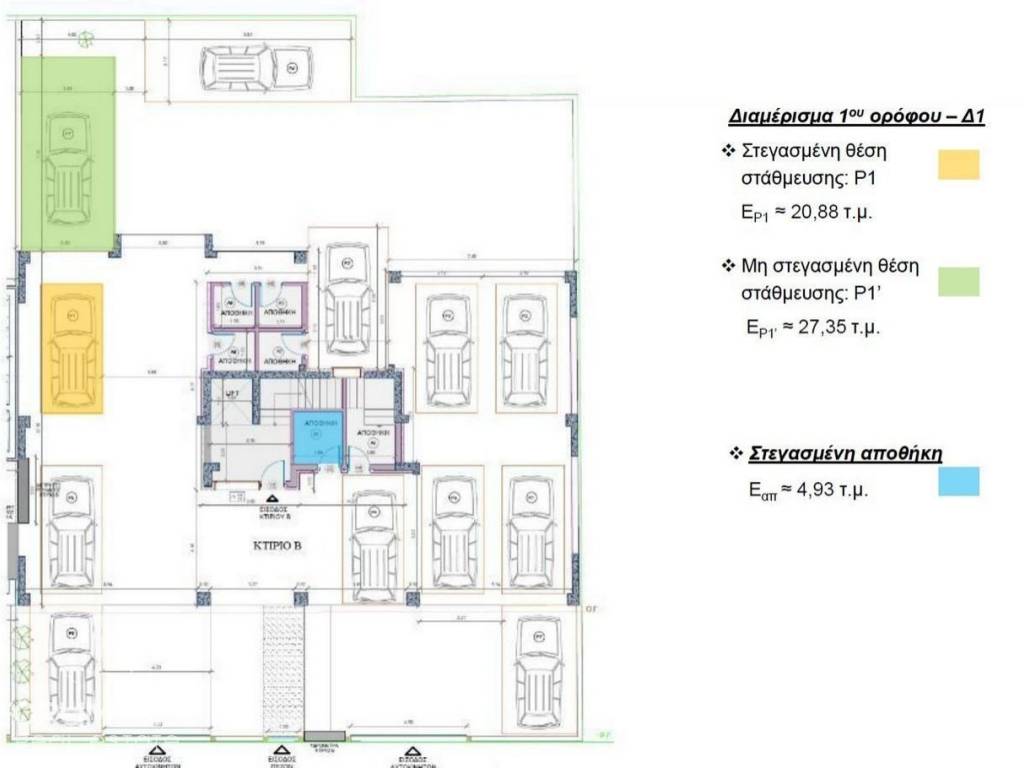 Forumland Real Estate, Κάτοψη ισογείου