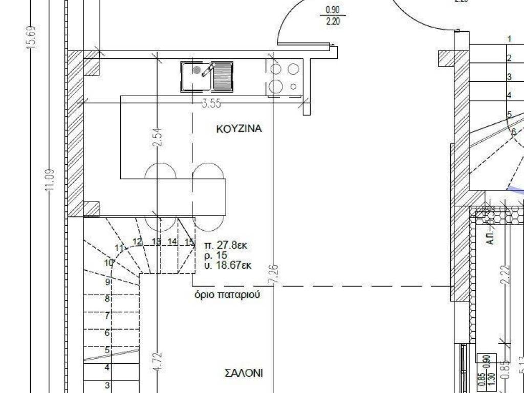Forumland Real Estate, Κάτοψη ισογείου  Δ1