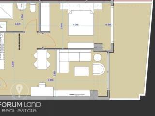 Forumland Real Estate, Κάτοψη Δ36  55,52τμ