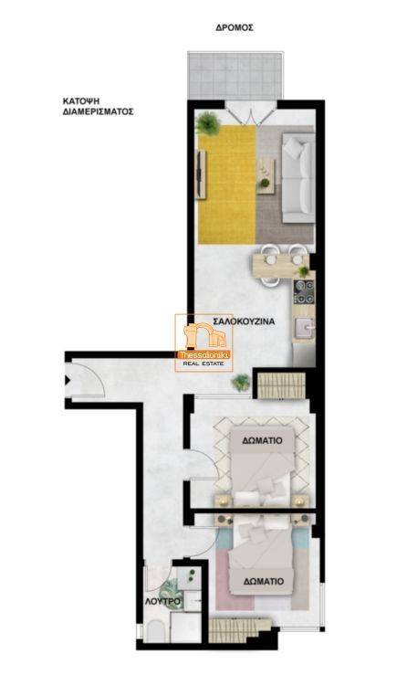 Άγιος Δημήτριος, Διαμέρισμα, 60 τ.μ.