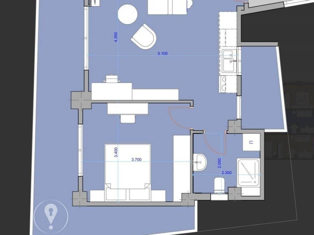Forumland Real Estate, Κάτοψη Δ30  58,95τμ