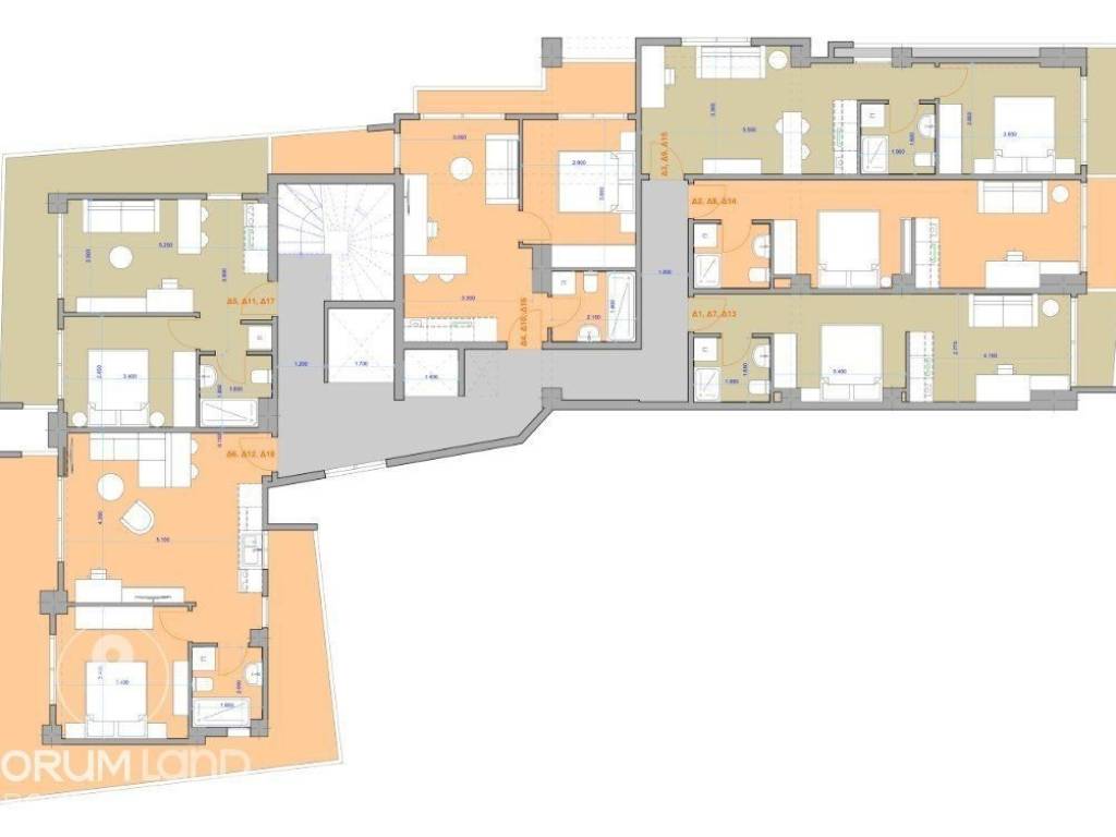 Forumland Real Estate, Κάτοψη ορόφου