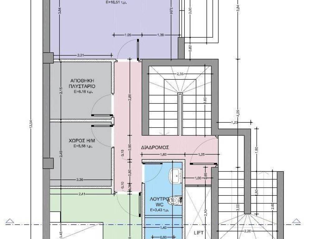 Forumland Real Estate, κάτοψη υπογείου