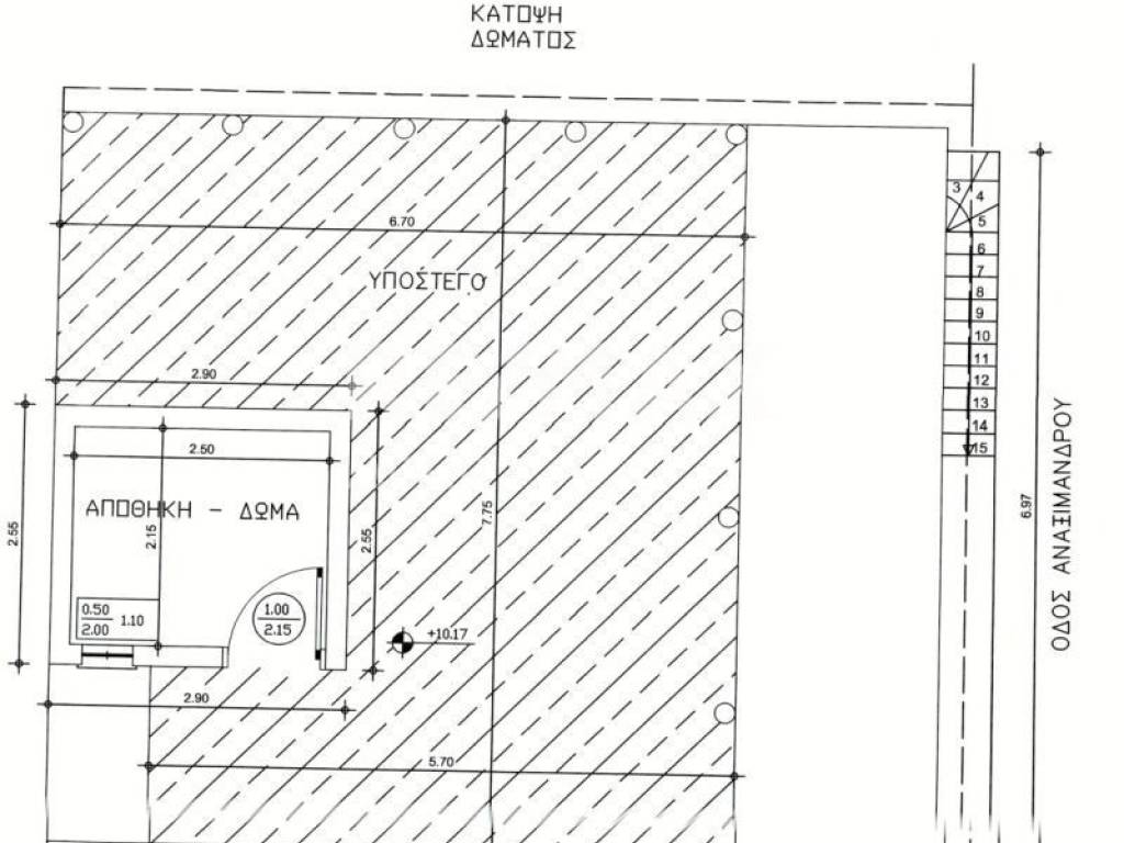 κατοψη δωματος