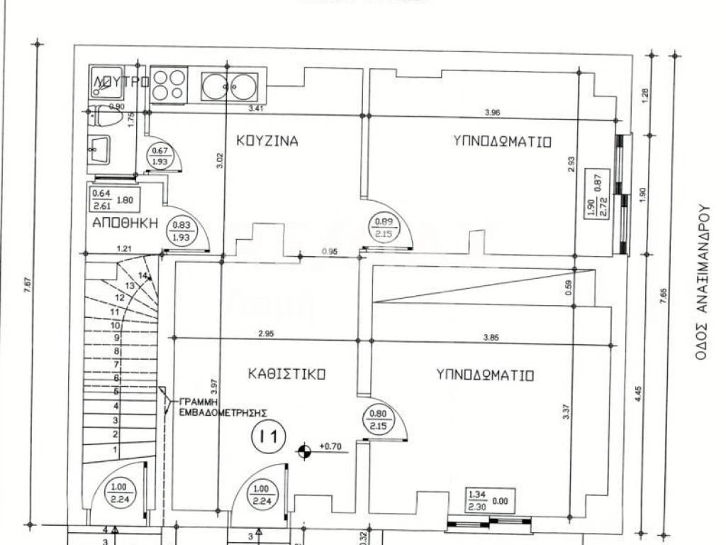 κατοψη ισογείου