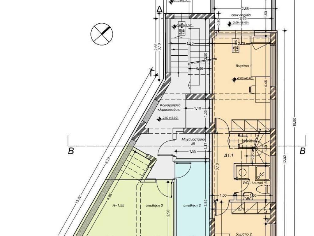 Forumland Real Estate, κάτοψη υπογείου