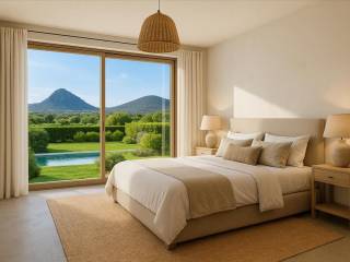 new, modern aesthetic detached house, total area 140 sq.m.