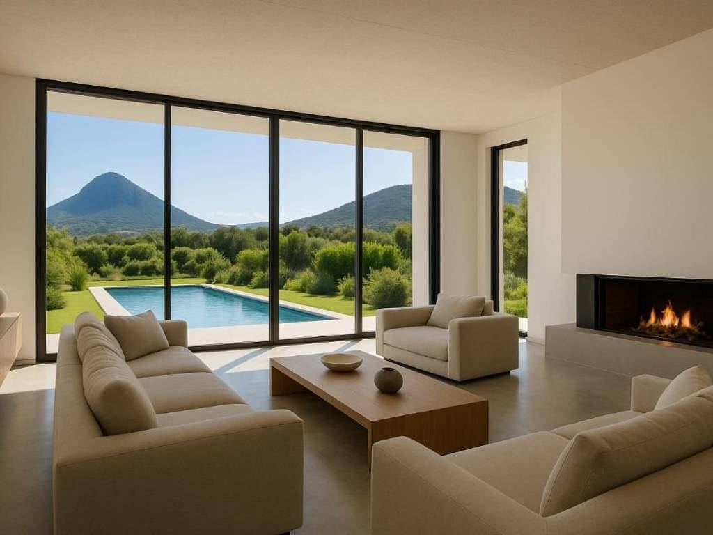 new, modern aesthetic detached house, total area 140 sq.m.