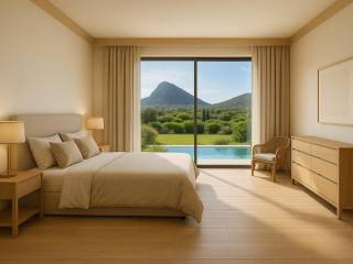 new, modern aesthetic detached house, total area 122 sq.m.