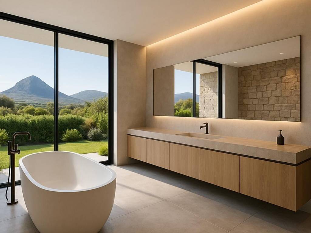 new, modern aesthetic detached house, total area 122 sq.m.