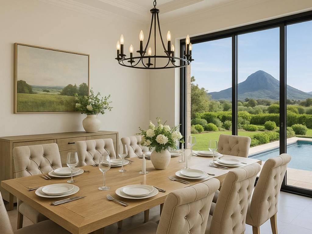 new, stone-built detached house, total area 122 sq.m. on a p