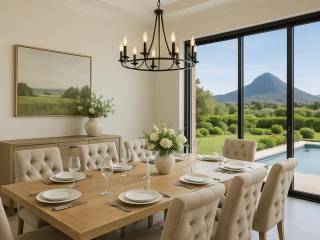 new, stone-built detached house, total area 122 sq.m. on a p