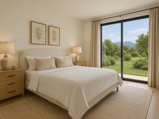 new, stone-built detached house, total area 122 sq.m. on a p