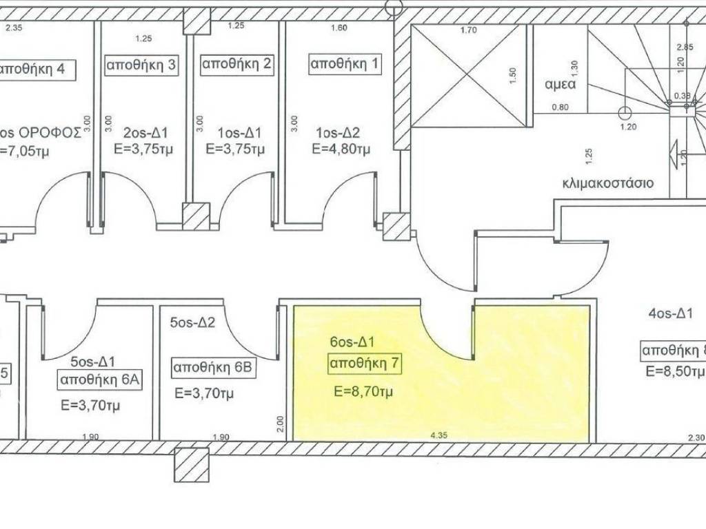Forumland Real Estate, Κάτοψη υπογείου