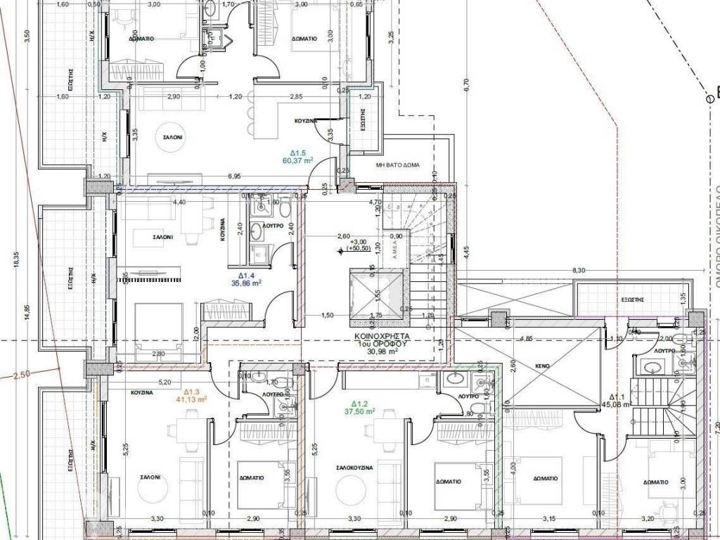 Forumland Real Estate, Κάτοψη 1ου ορόφου