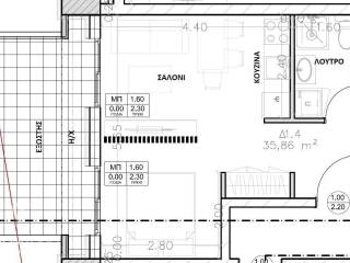 Forumland Real Estate, κάτοψη Δ1.4 35,86τ.μ.