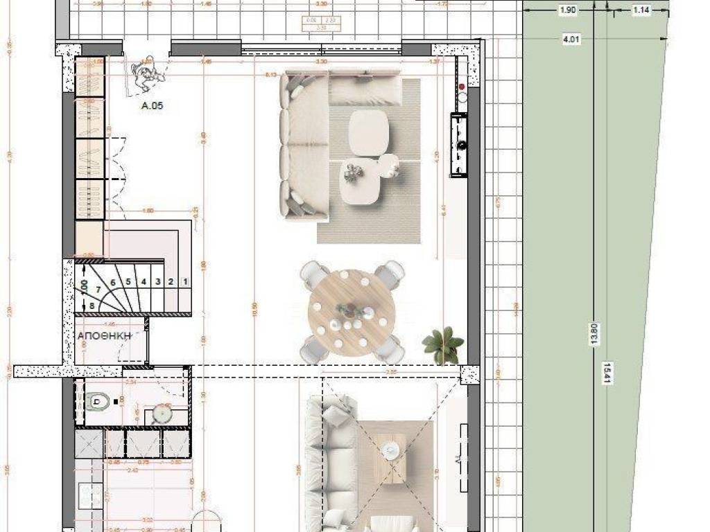 Forumland Real Estate, Κάτοψη Ισογείου