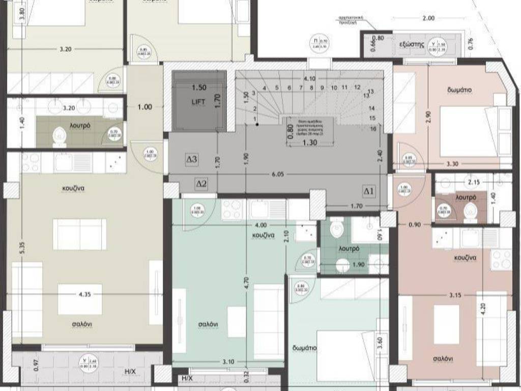 Forumland Real Estate, Κάτοψη ορόφου