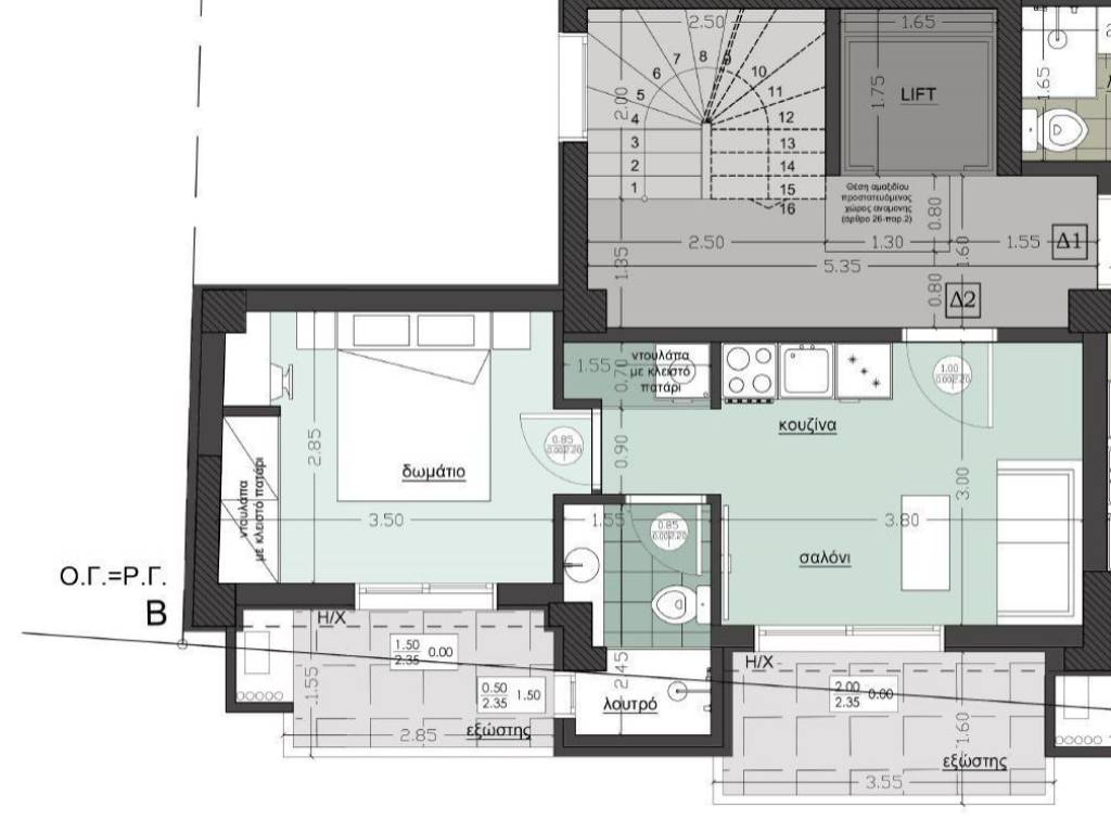 Forumland Real Estate, κάτοψη Δ2 διαμερίσματος