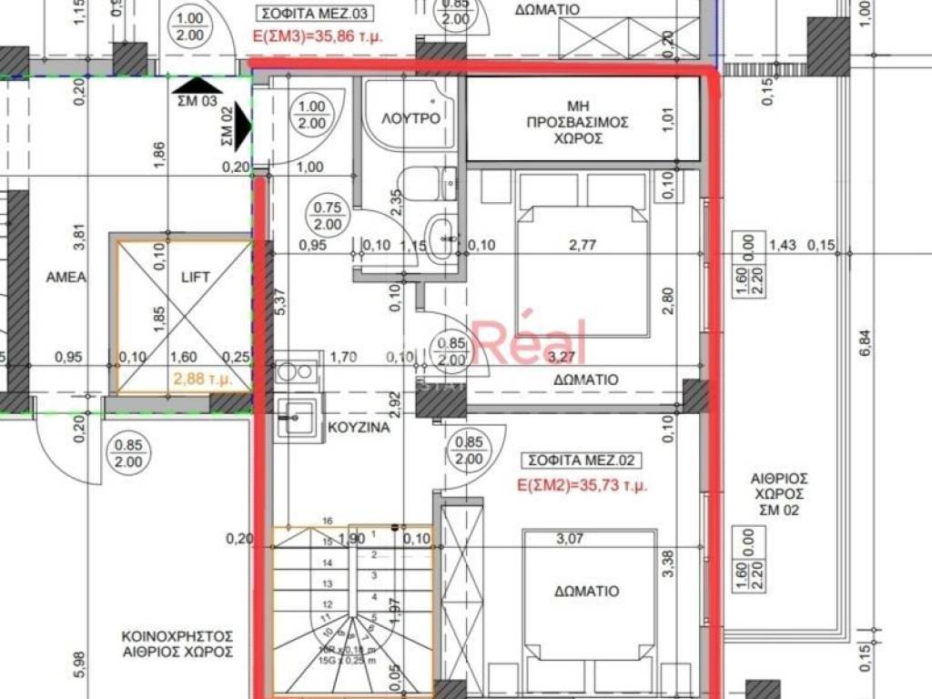 Κάτοψη 3ου ορόφου