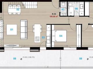 Forumland Real Estate, Κάτοψη 2ου ορόφου