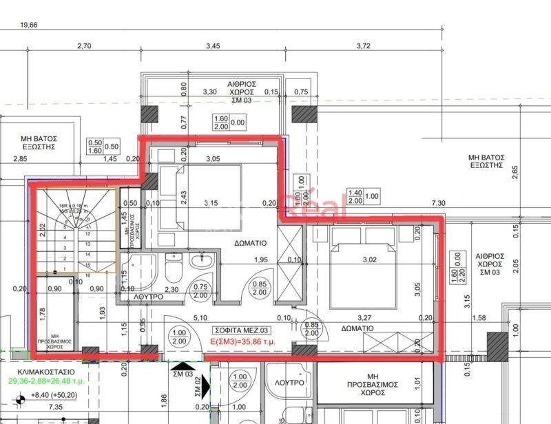 Κάτοψη 3ου όροφου