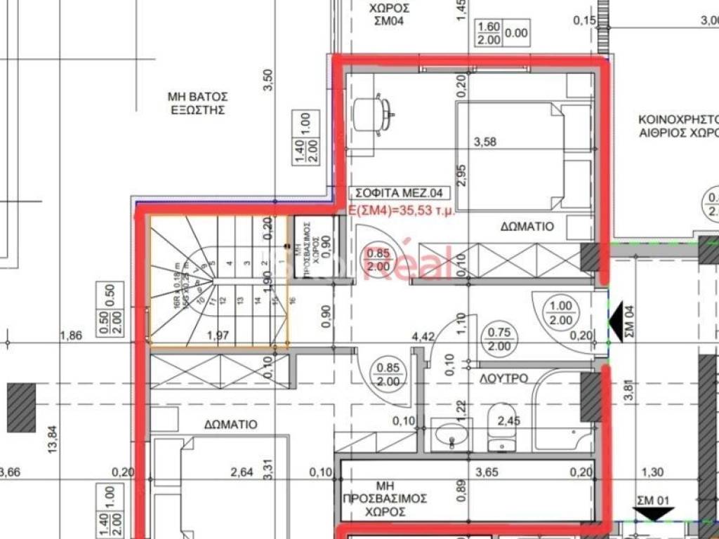 Κάτοψη 3ου ορόφου.