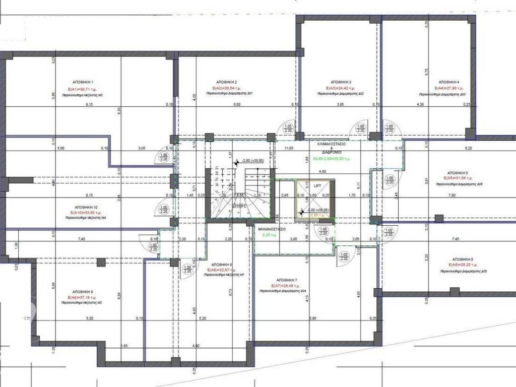 Forumland Real Estate, Κάτοψη υπογείου