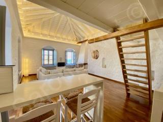 Open plan living space from kitchenette