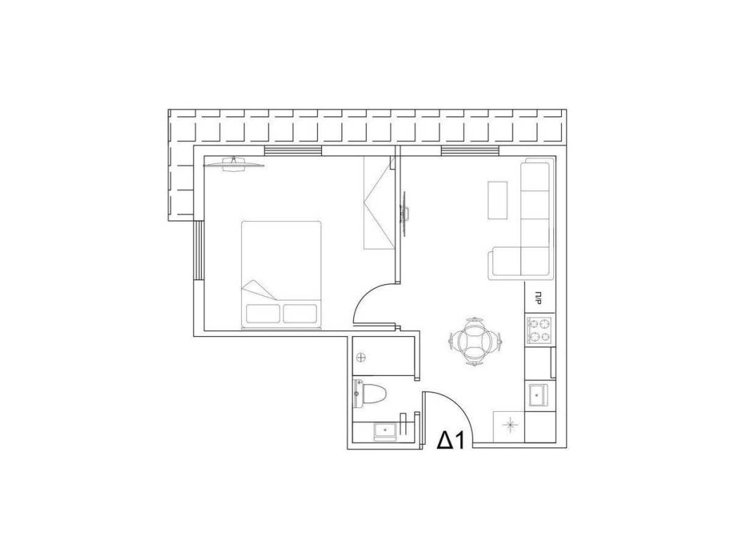 Forumland Real Estate, Κάτοψη γκαρσονιέρας