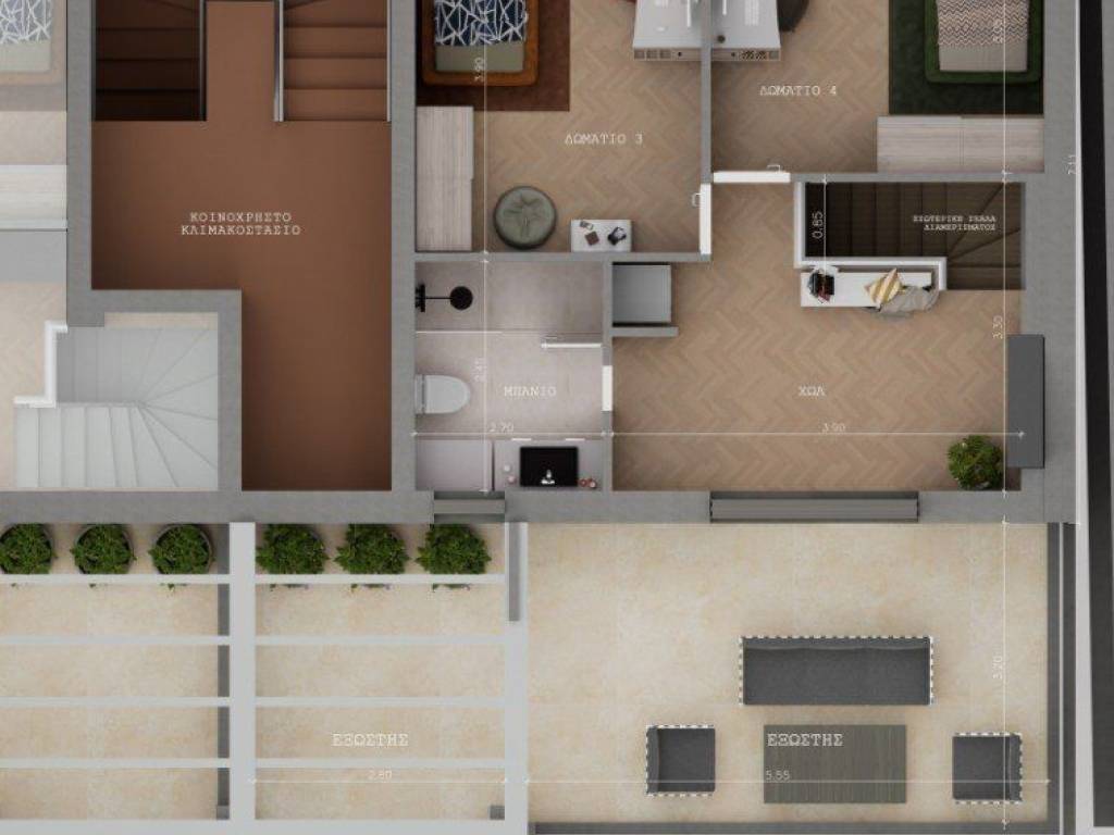 Forumland Real Estate, Κάτοψη 3ου ορόφου