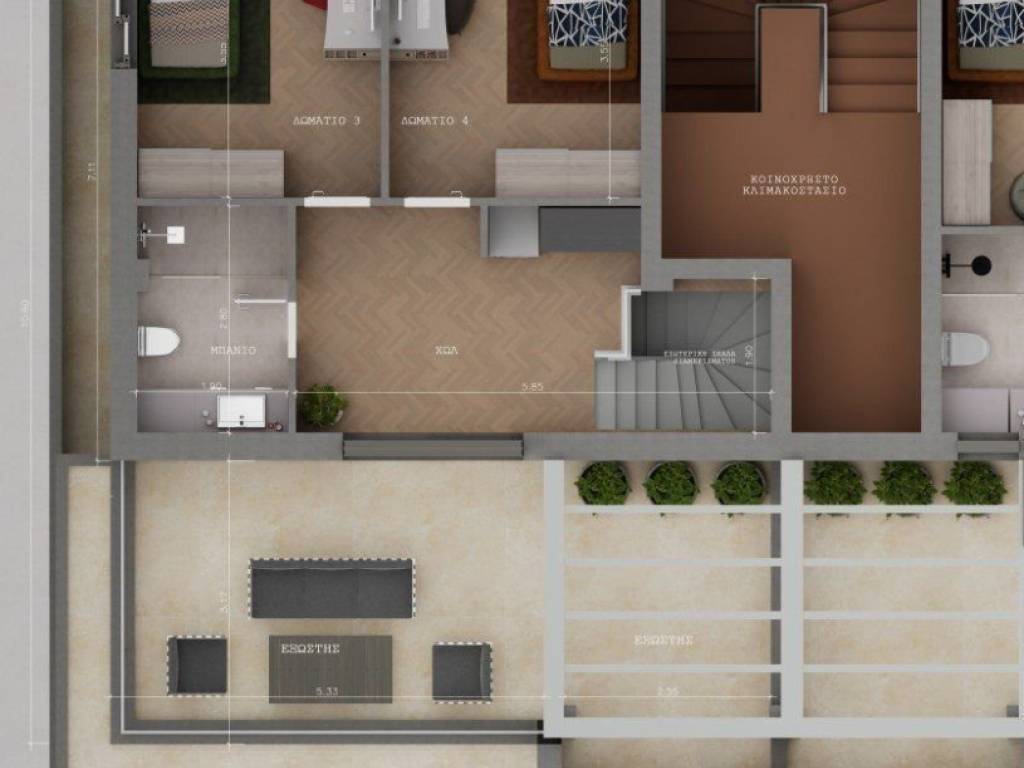 Forumland Real Estate, Κάτοψη 3ου ορόφου