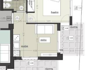 Forumland Real Estate, κάτοψη Δ1 διαμερίσματος