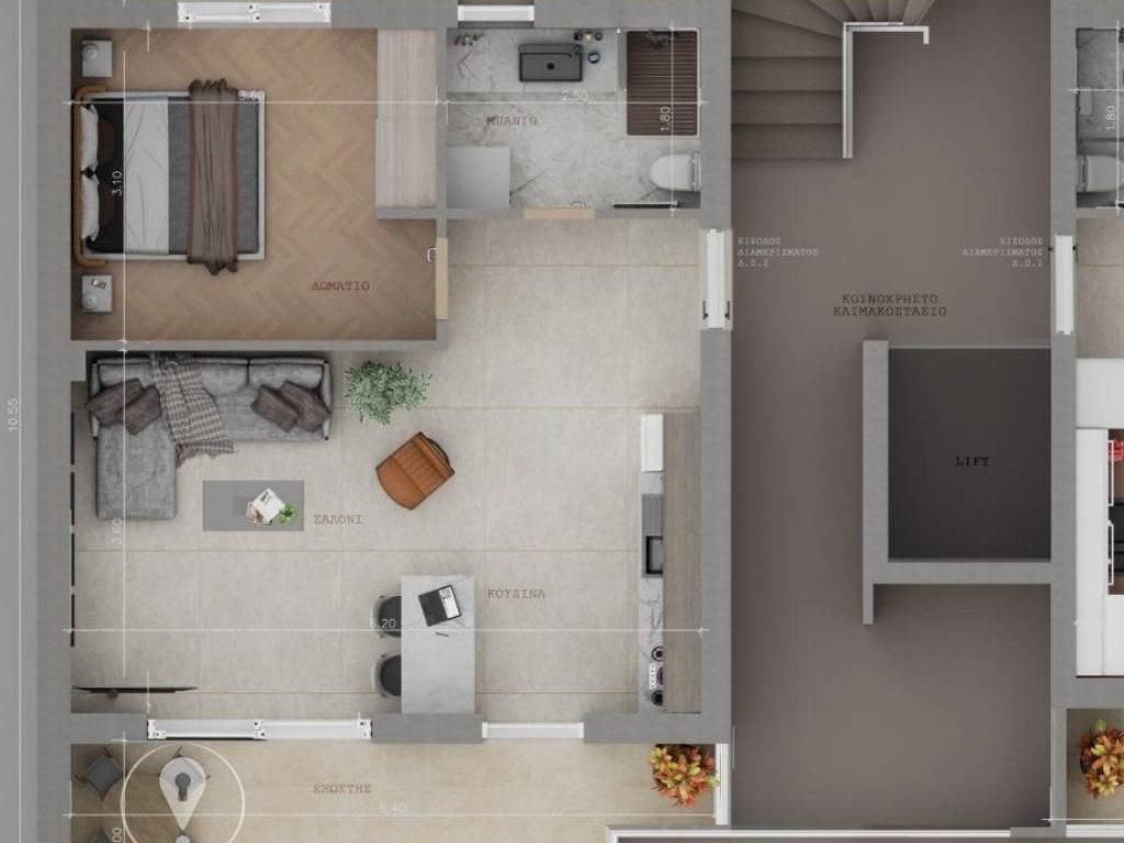 Forumland Real Estate, Κάτοψη διαμερίσματος