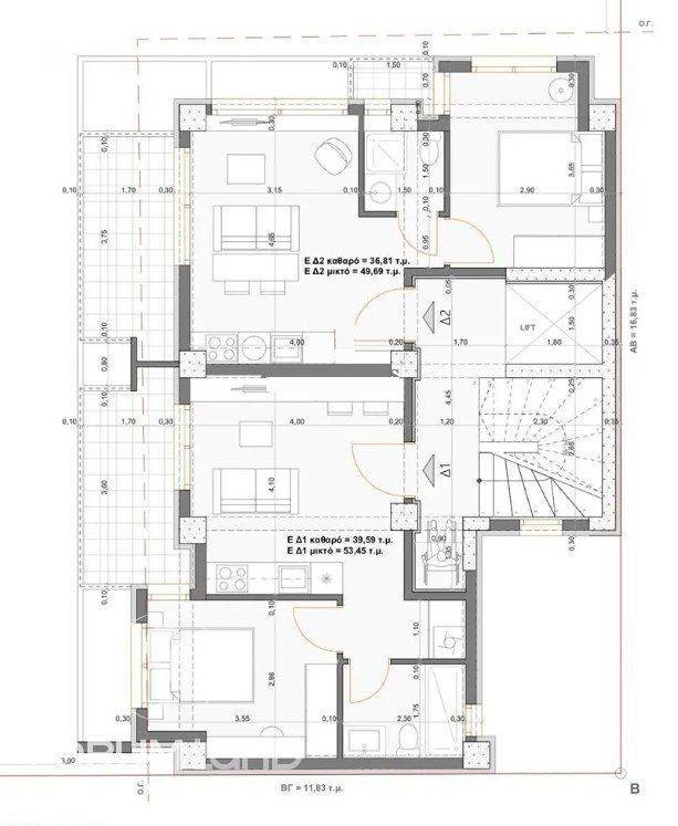 Forumland Real Estate, Κάτοψη 1ου ορόφου