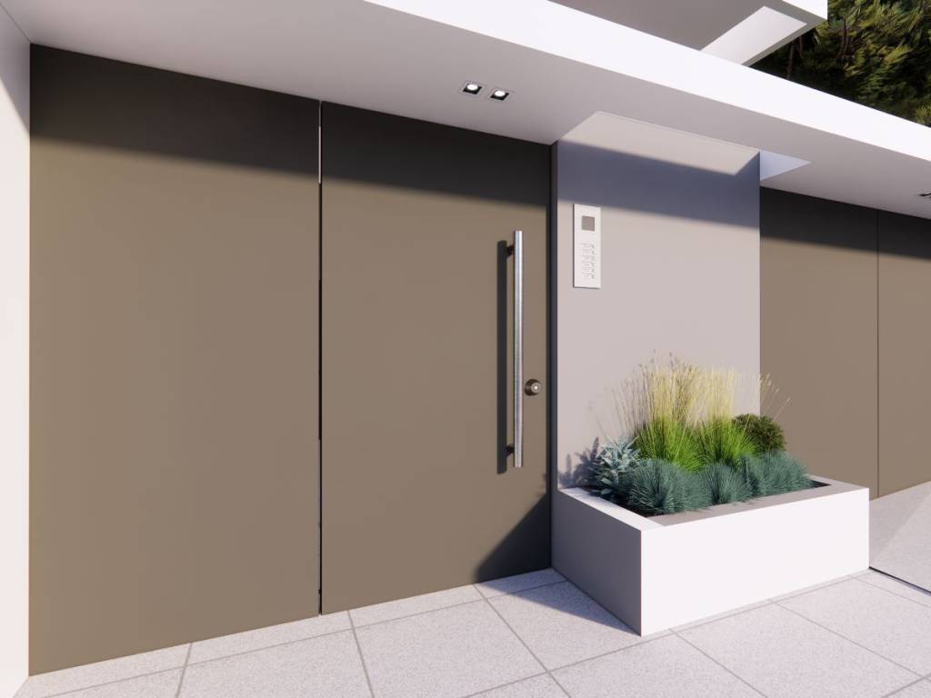 Exoterike eisodos polykatoikias