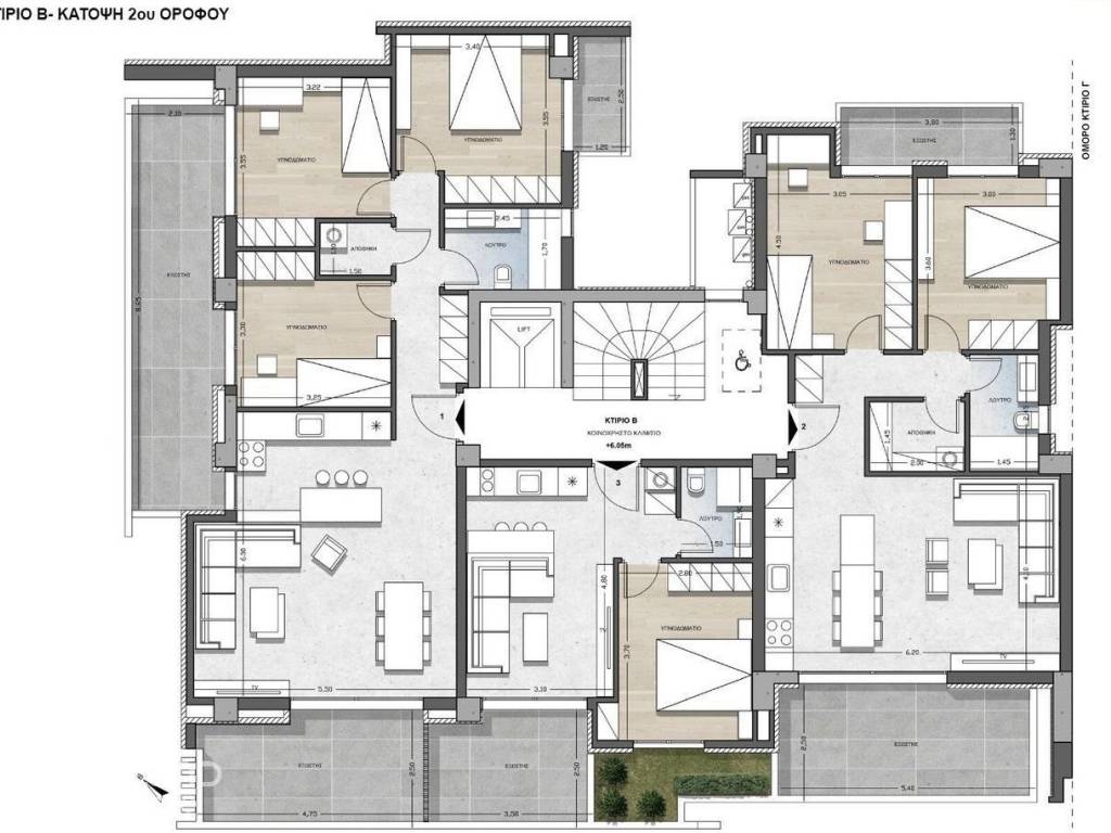 Forumland Real Estate, Κάτοψη 2ου ορόφου