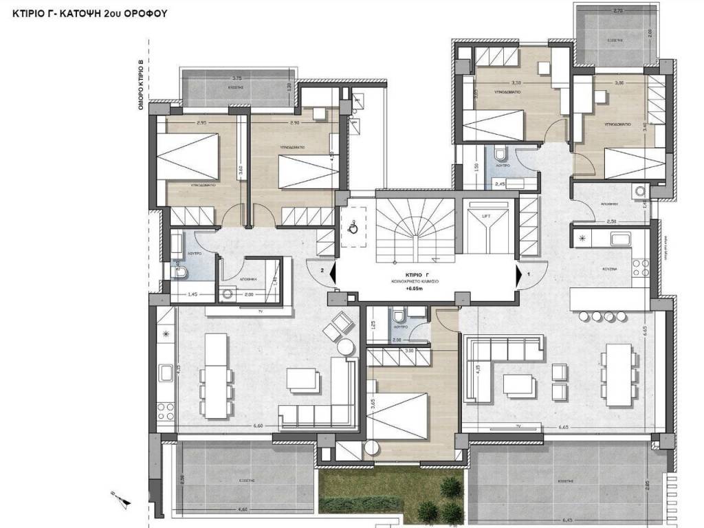 Forumland Real Estate, Κάτοψη 2ου ορόφου