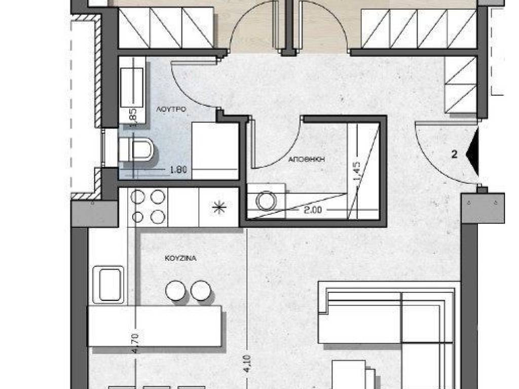 Forumland Real Estate, Κάτοψη 1ου 89,69τμ
