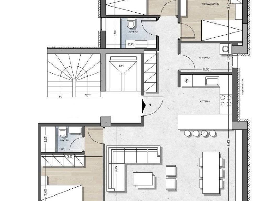 Forumland Real Estate, Κάτοψη διαμερίσματος