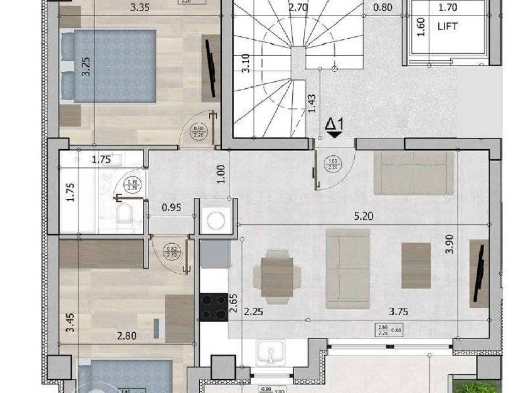 Forumland Real Estate, Κάτοψη διαμερίσματος