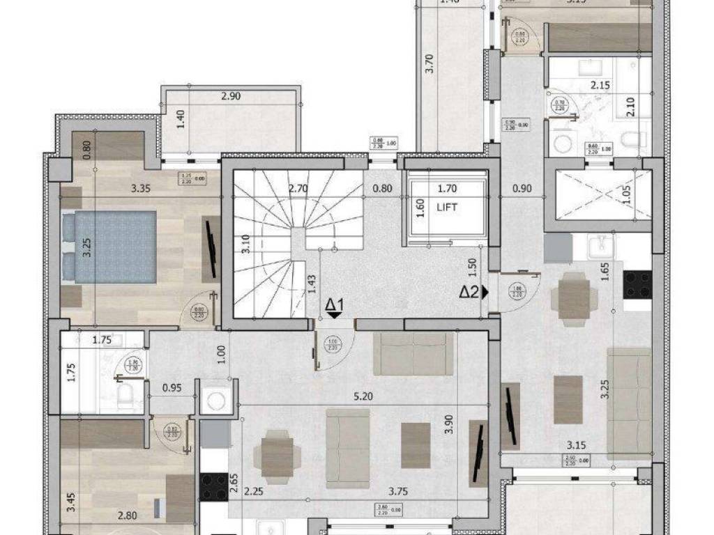 Forumland Real Estate, Κάτοψη 5ου ορόφου