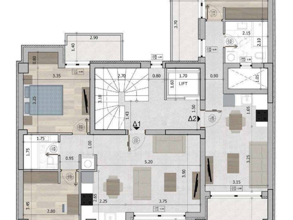 Forumland Real Estate, Κάτοψη 2ου ορόφου