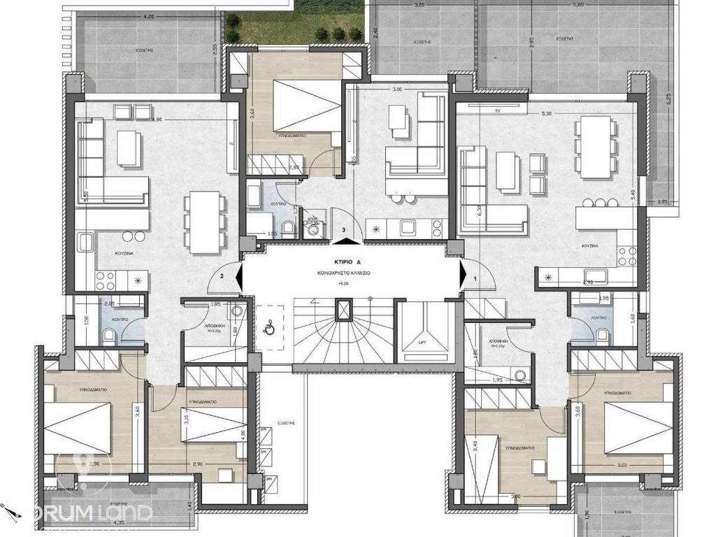 Forumland Real Estate, Κάτοψη 2ου ορόφου