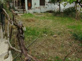 Το οικόπεδο με το σπίτι στο βάθος