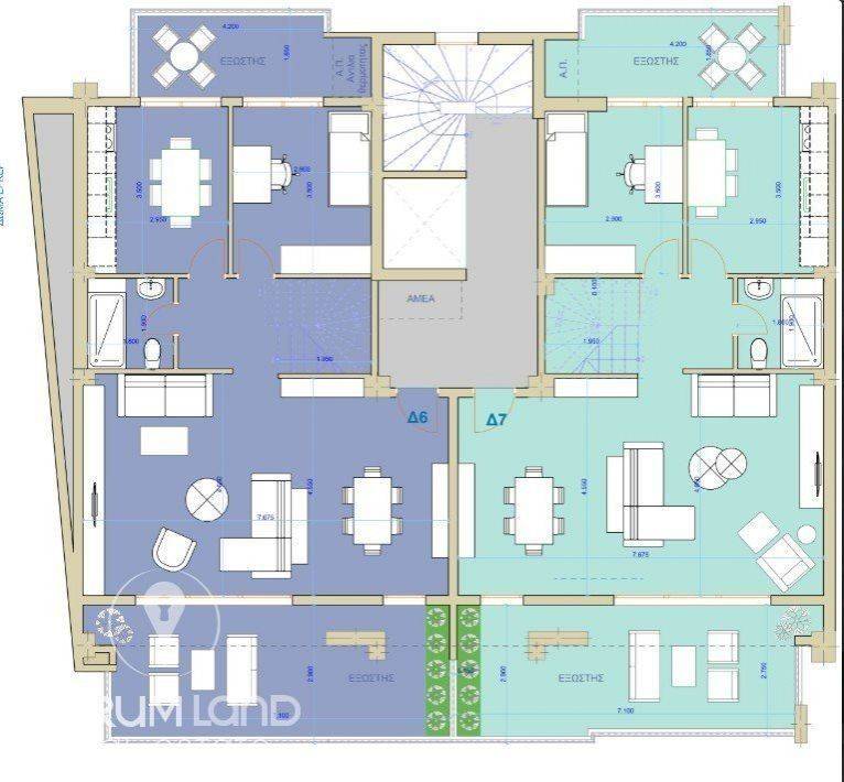 Forumland Real Estate, Κάτοψη Δ7 διαμερίσματος