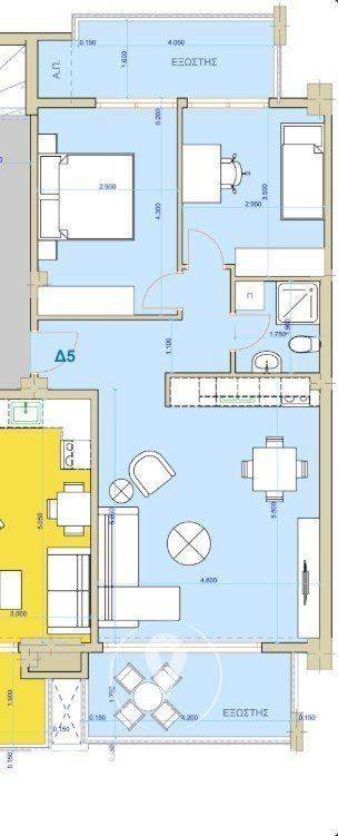 Forumland Real Estate, Κάτοψη Δ5 διαμέρισματος